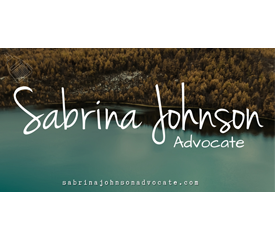 Sabrina Johnson Advocate logo