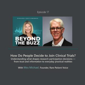 Photos of Wes Michael and Beyond the Buzz podcast host